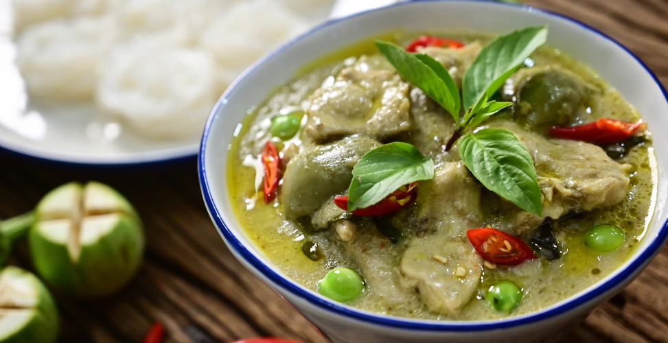 Wood Fired Thai Chicken Green Curry