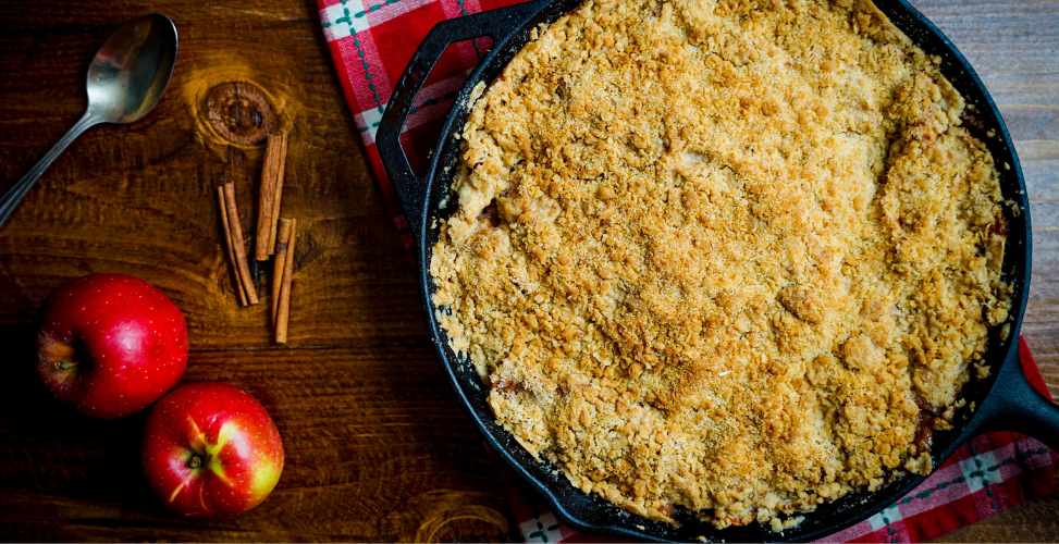 Wood Fired Apple Crumble