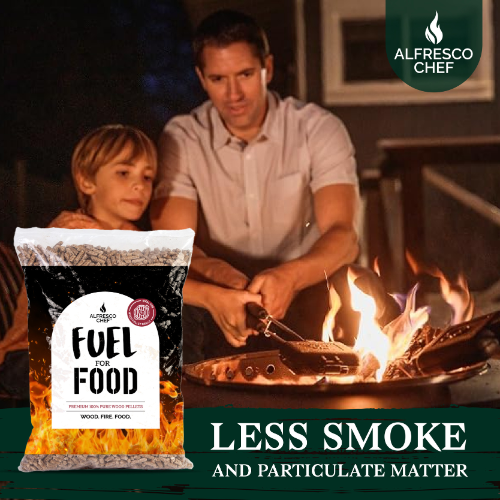 100% Pure Wood Pellets - 9KG PER BAG