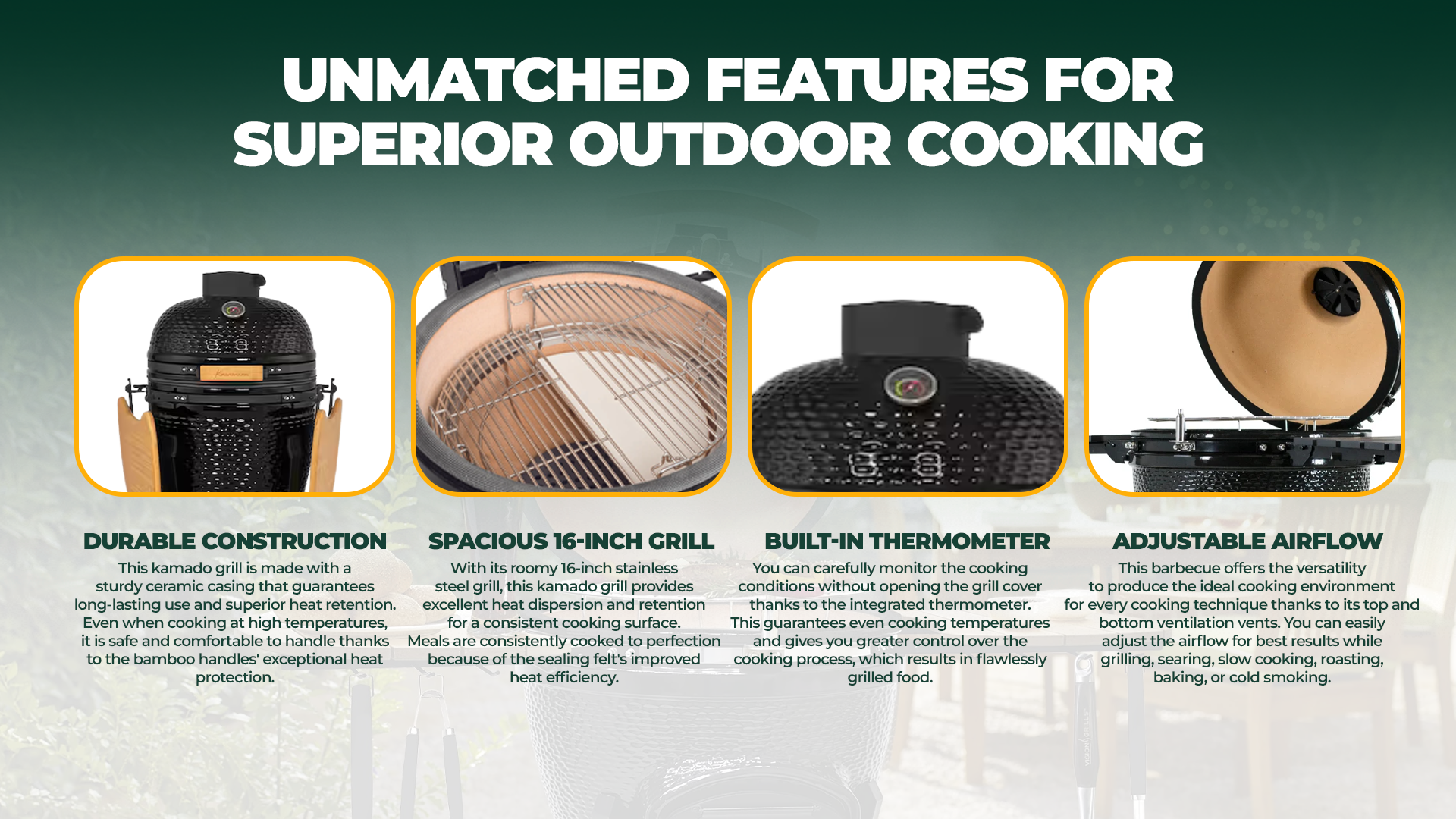 Alfresco Kamado Pro