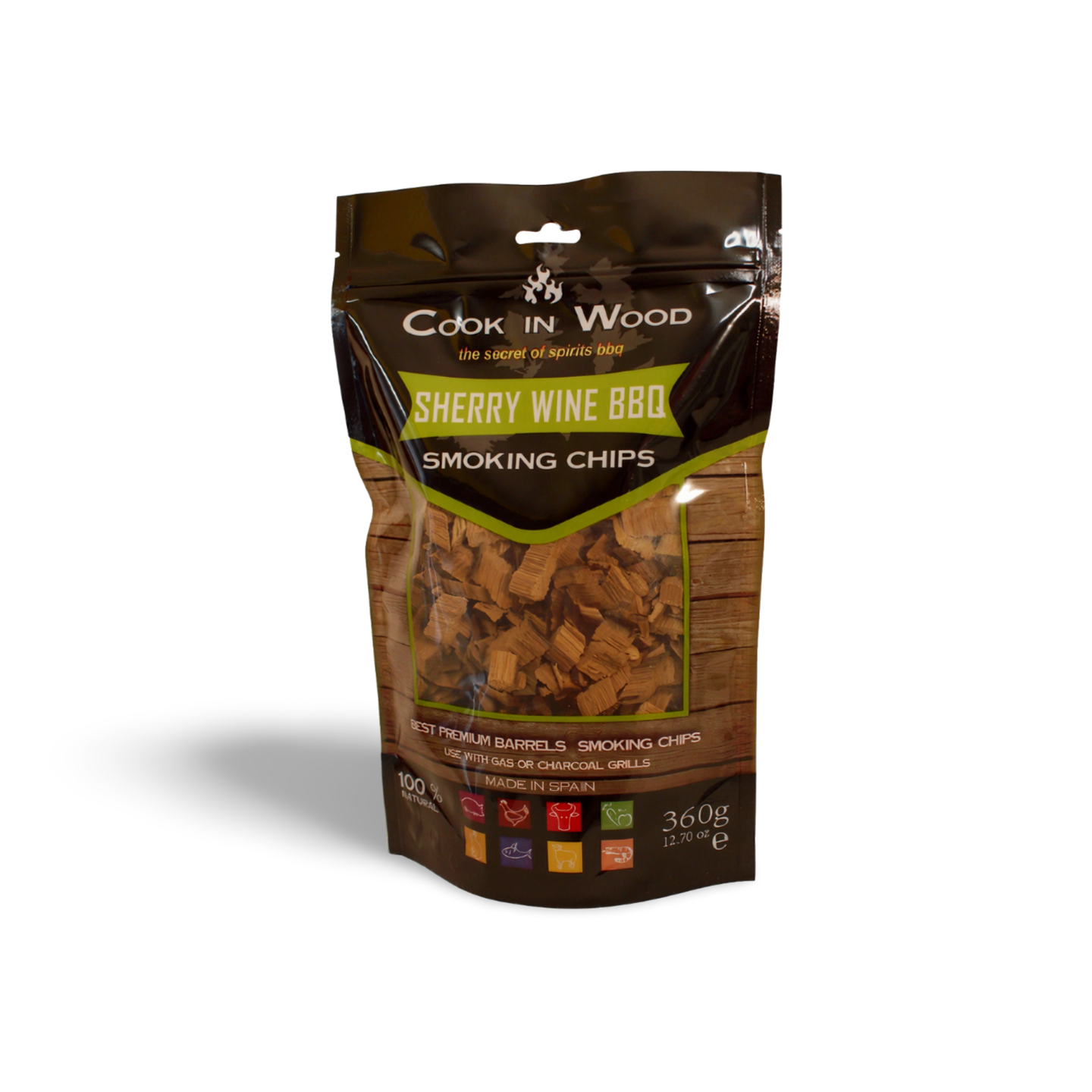 Sherry Wine BBQ Smoking Chips - 100% Natural Wood for Grilling and Smoking