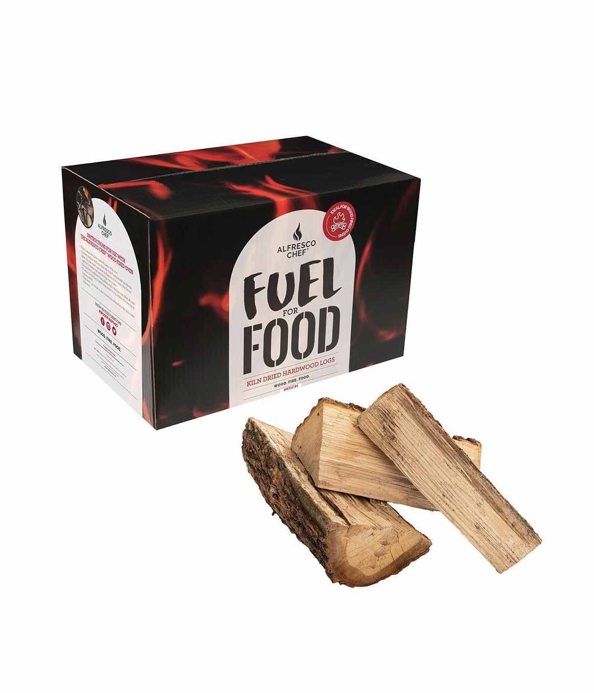 Alfresco chef wood fuel