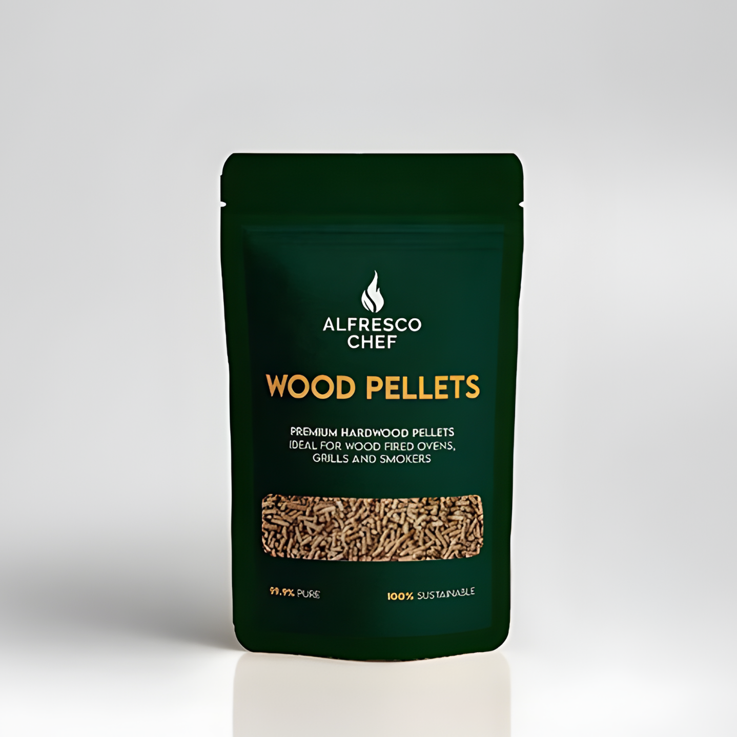 Wood Pellets 3KG per bag - 100% Pure Wood Pellets - Alfresco Chef