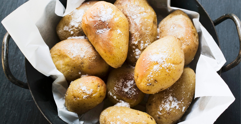 Wood Fired Roast Potatoes