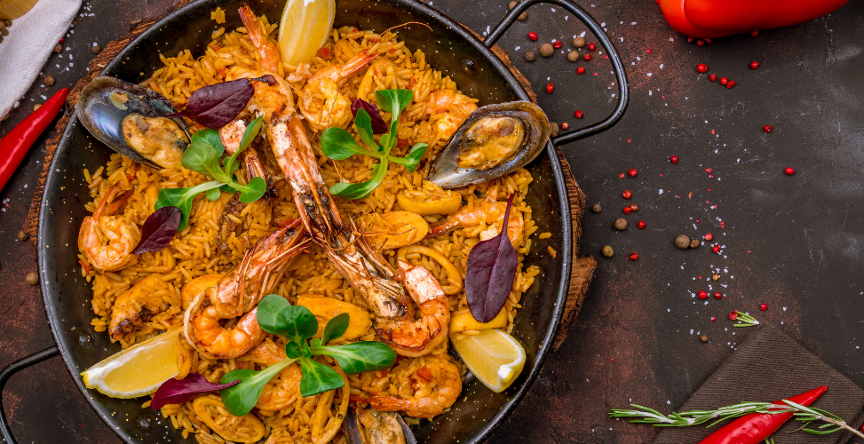 Wood Fired Seafood Paella