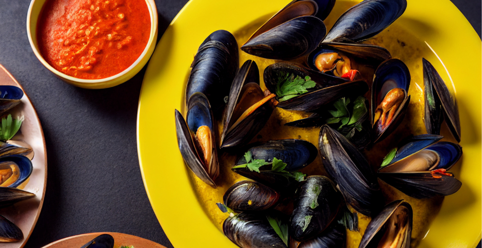 Wood Fired Thai-Style Mussels