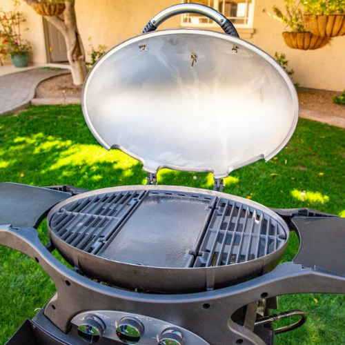 Pit Boss Sportsman 3 Portable Gas BBQ – 26,000 BTU, 3 Stainless Steel Burners, 3,066 sq. cm Cooking Area