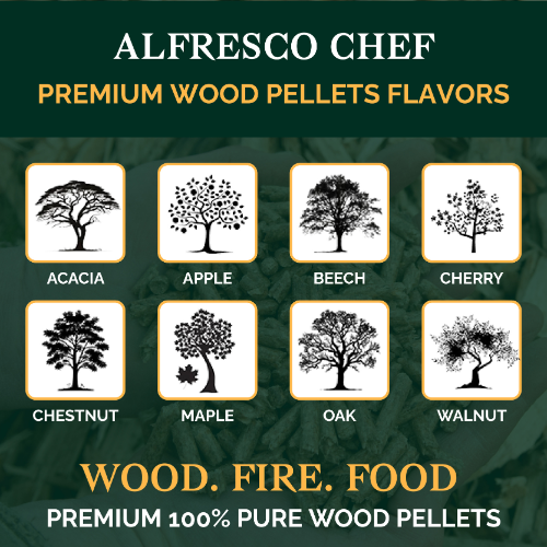 100% Pure Wood Pellets - 9KG PER BAG