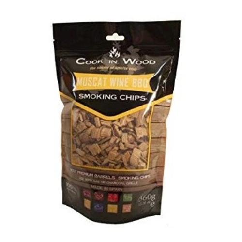 Muscat Wine BBQ Smoking Chips - 100% Natural Wood for Grilling and Smoking