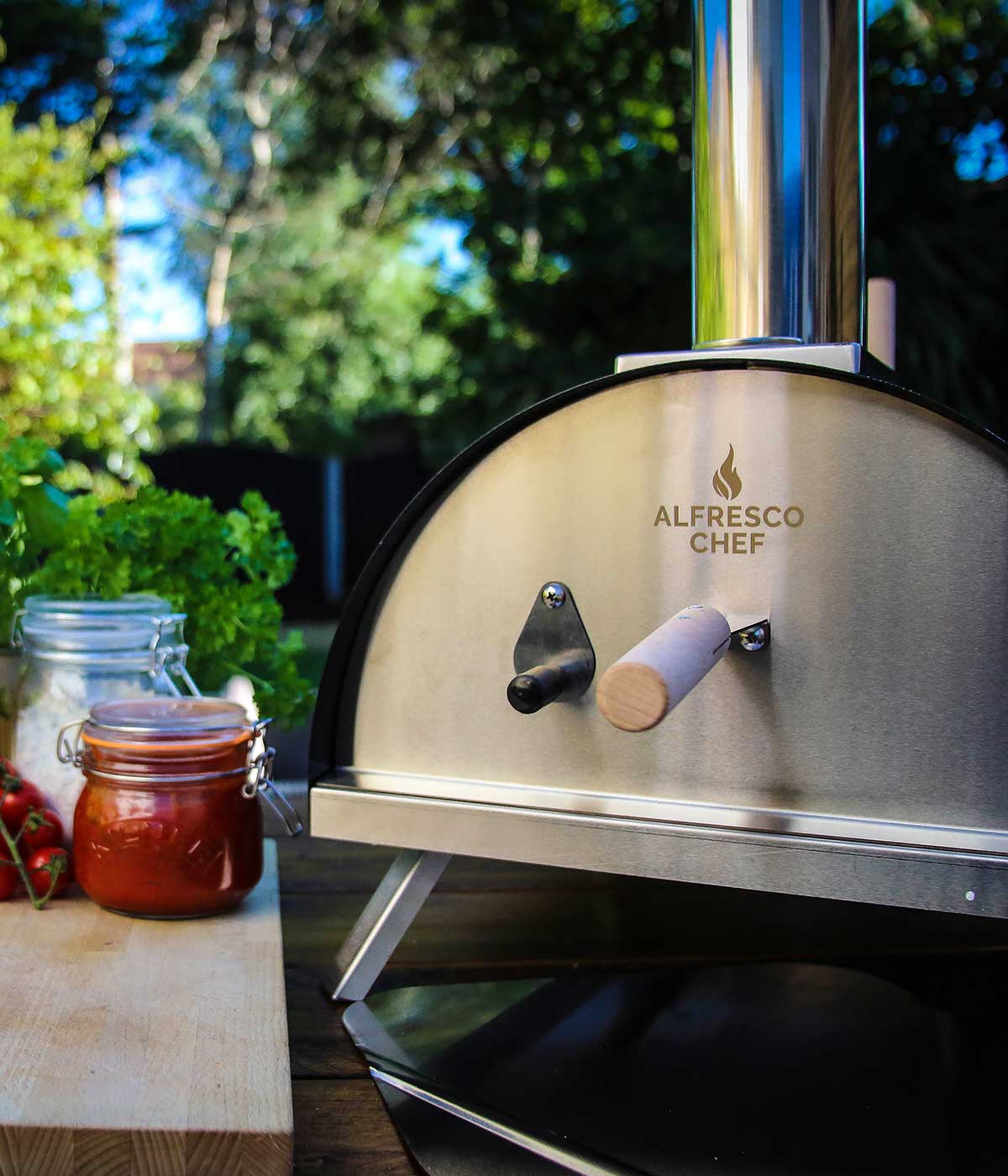 Alfresco chef ember garden pizza oven