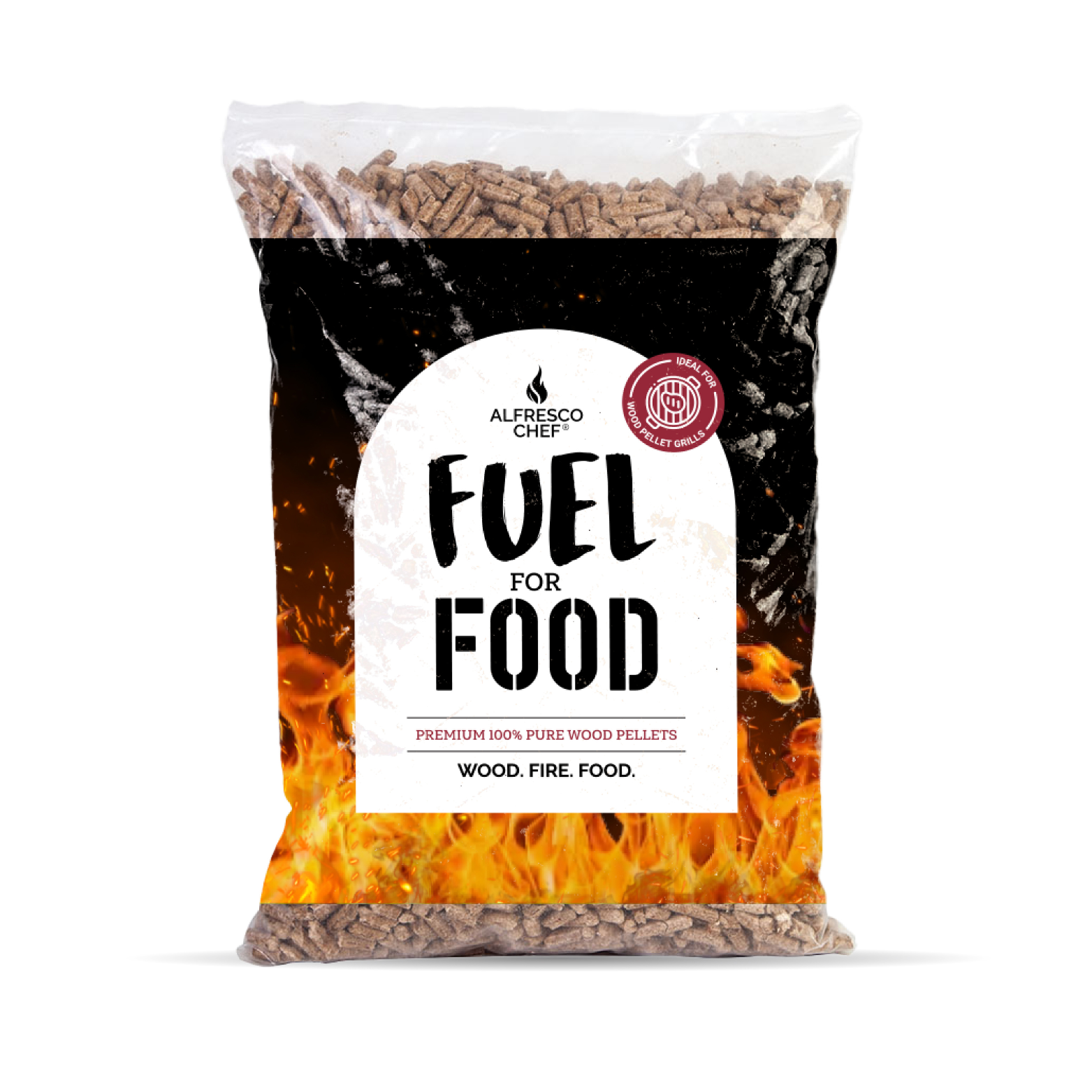 100% Pure Wood Pellets - 9KG PER BAG